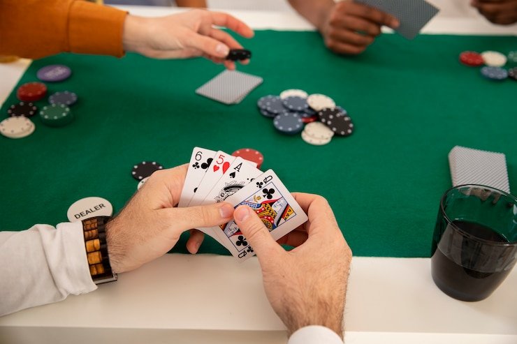 Caribbean Stud Poker table on ekor togel mobile